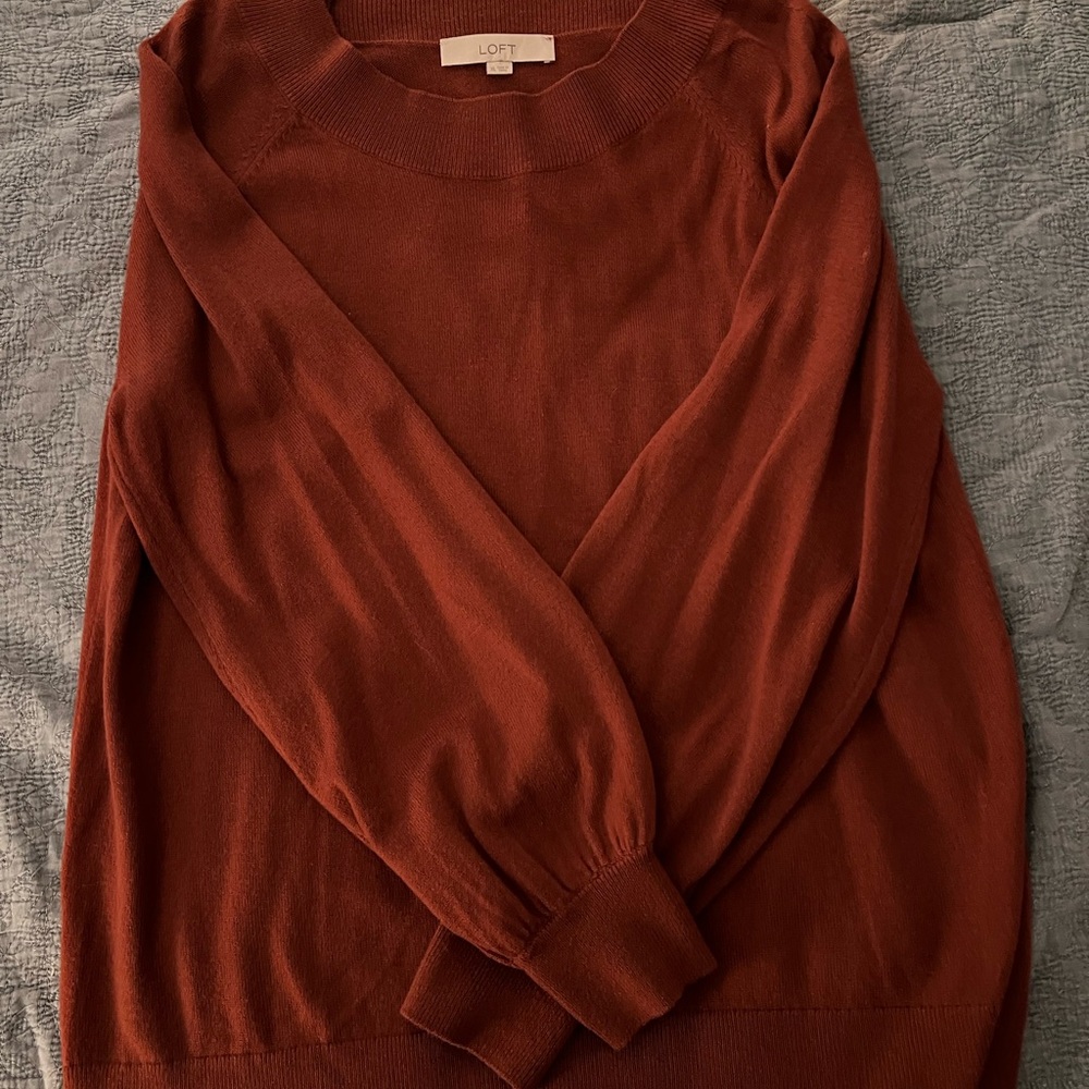 Rust Red Sweater - Picture 3 of 4